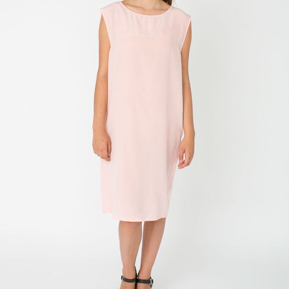 American Apparel Black Silk Tent Dress Size XS/S - Picture 1 of 4